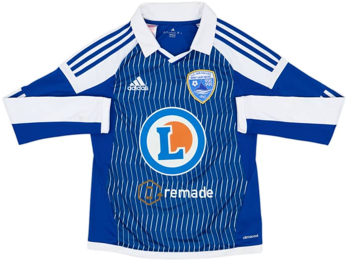 2017-18 US Avranches Home L/S Shirt #8 - 8/10 - (L.Boys)