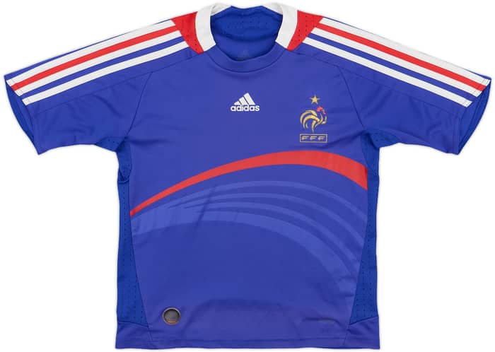 2007-08 France Home Shirt - 7/10 - (7-8 Years)