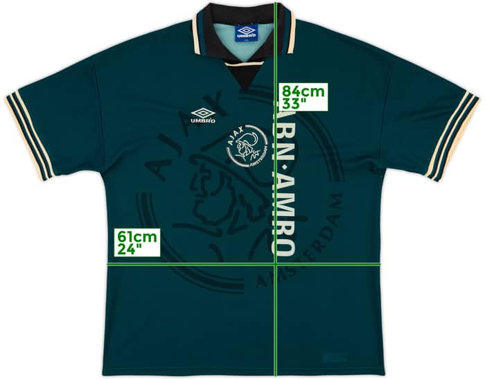 1995-96 Ajax Away Shirt - 7/10 - (XXL)