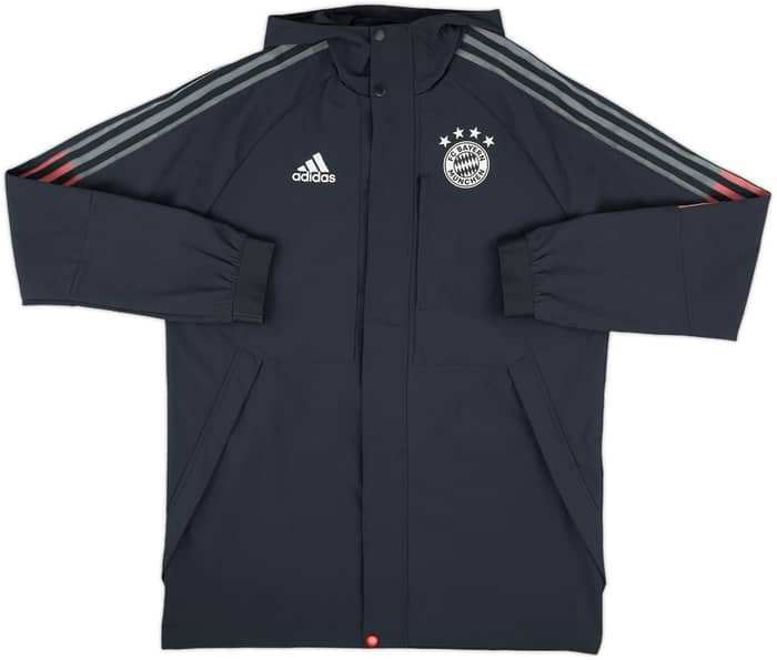 2020-21 Bayern Munich adidas Hooded Rain Jacket - 9/10 - (M)