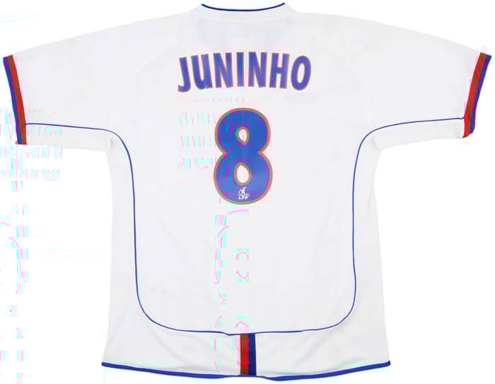2002-04 Lyon Home Shirt Juninho #8 - 6/10 - (XL)