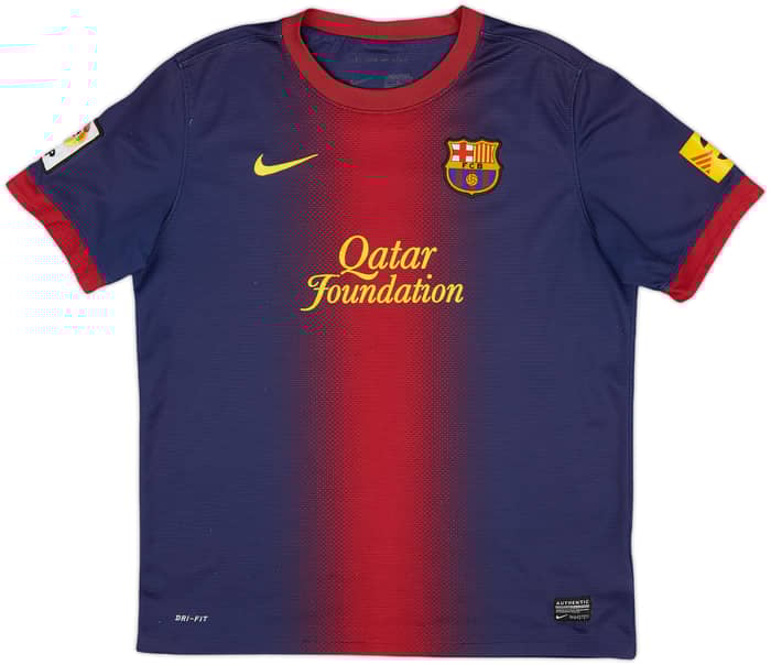2012-13 Barcelona Home Shirt - 6/10 - (XL.Boys)