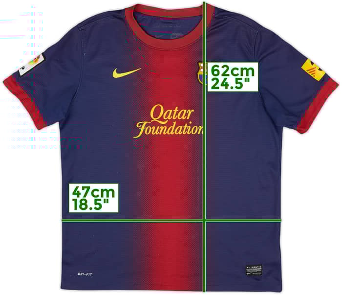 2012-13 Barcelona Home Shirt - 6/10 - (XL.Boys)