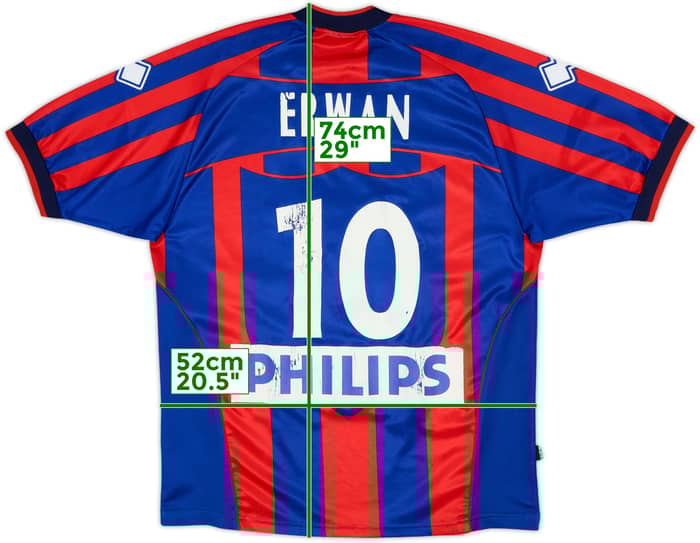 2004-05 Caen Home Shirt Erwan #10 - 6/10 - (L)