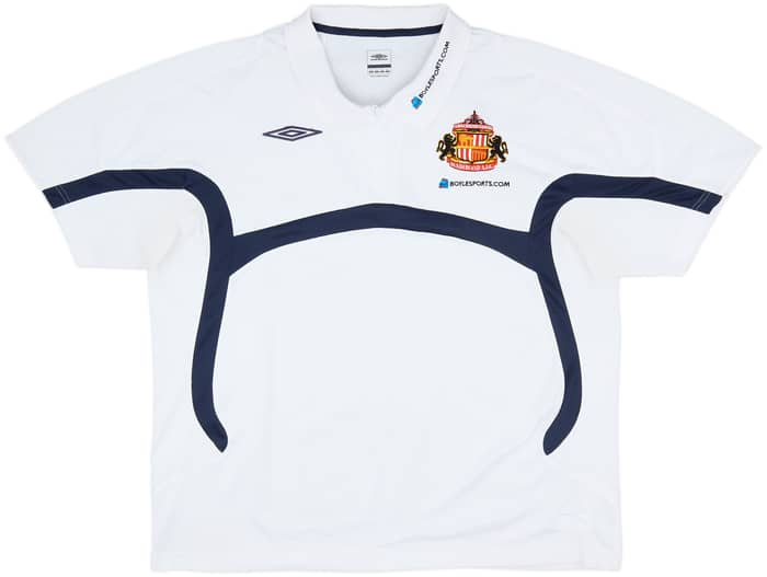 2007-08 Sunderland Umbro 1/4 Zip Polo Shirt - 7/10 - (XXL)