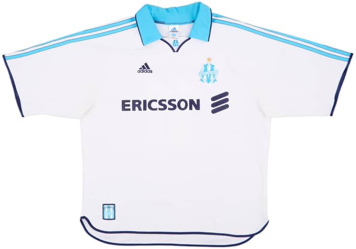 1999-00 Olympique Marseille Home Shirt Ravanelli #11 - 6/10 - (XL)