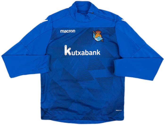 2021-22 Real Sociedad Macron Drill Top - 8/10 - (L.Boys)