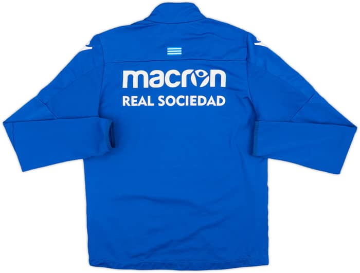 2021-22 Real Sociedad Macron Drill Top - 8/10 - (L.Boys)