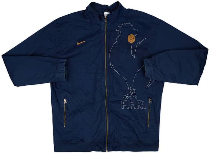 2007-08 France Rugby Nike Track Jacket - 8/10 - (XXL)