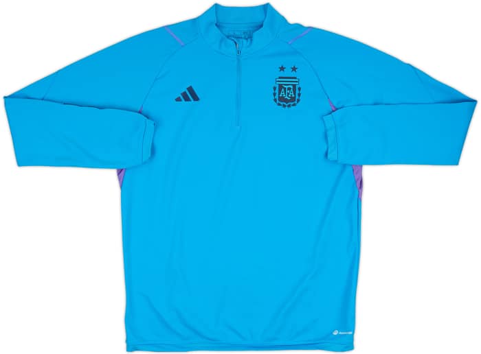 2022-23 Argentina adidas 1/4 Zip Training Top - 6/10 - (L)