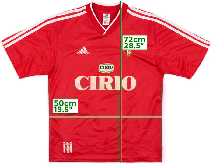 1999-00 Standard Liege Signed Home Shirt - 7/10 - (S)