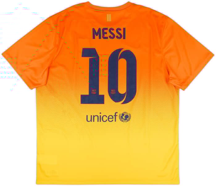 2012-13 Barcelona Basic Away Shirt Messi #10 - 10/10 - (XXL)