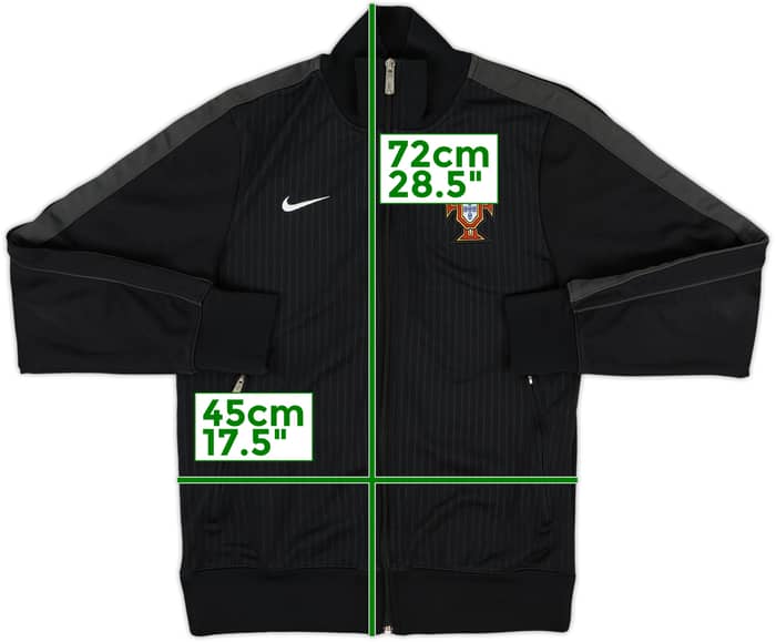 2012-13 Portugal Nike N98 Track Jacket - 8/10 - (S)