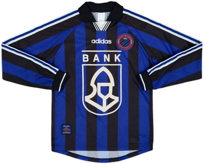 1997-98 Club Brugge Home L/S Shirt - 7/10 - (XS)