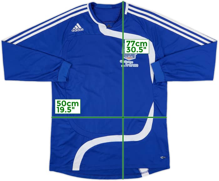 2007-08 adidas Template L/S Shirt #13 - 7/10 - (L)