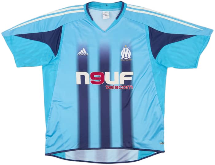2004-05 Olympique Marseille Away Shirt Lizarazu #3 - 6/10 - (XL)