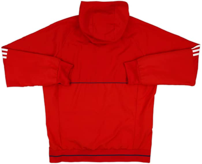 2017-18 Bayern Munich adidas Hooded Track Jacket - 8/10 - (L)