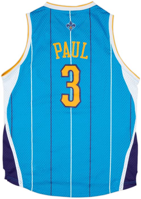 2008-10 New Orleans Hornets Paul #3 adidas Swingman Away Jersey - 9/10 - (L.Boys)