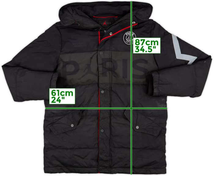 2019-20 Paris Saint-Germain Jordan Padded Bench Coat - 6/10 - (M)