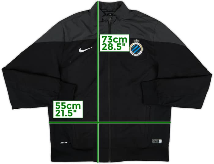 2014-15 Club Brugge Nike Track Jacket - 8/10 - (M)