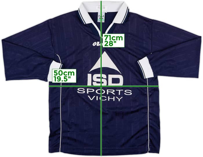1990s Lotto Template L/S Shirt #7 - 9/10 - (L)