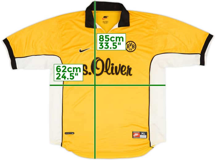 1998-00 Borussia Dortmund Home Shirt - 8/10 - (XL)