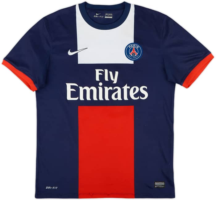 2013-14 Paris Saint-Germain Home Shirt Ibrahimovic #10 - 5/10 - (M)