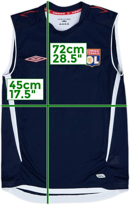 2006-08 Lyon Umbro Training Vest - 5/10 - (S)