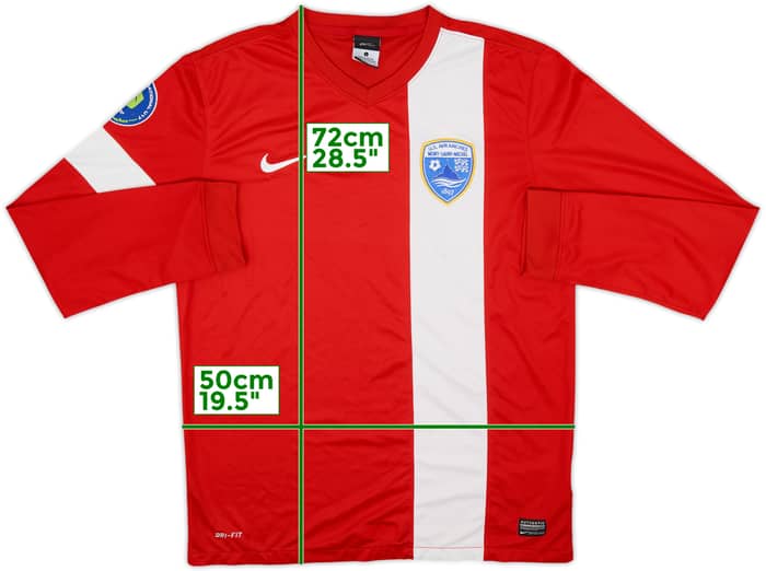 2013-14 U.S Avranches Away L/S Shirt #9 - 9/10 - (L)