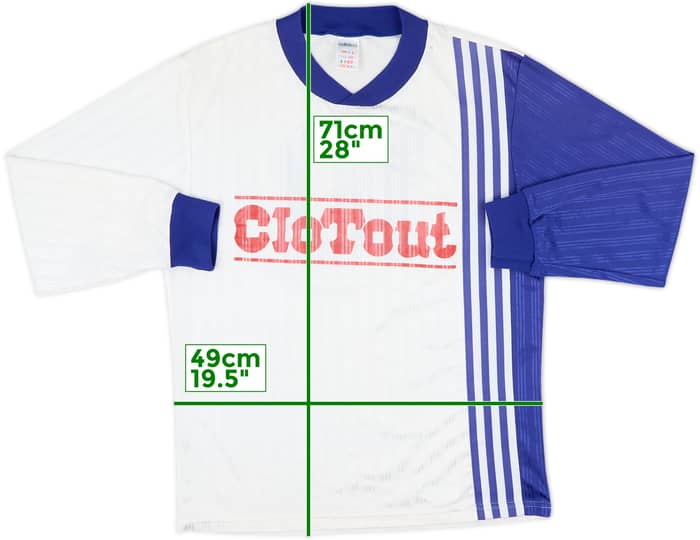 1990s adidas Template L/S Shirt #10 - 6/10 - (M)