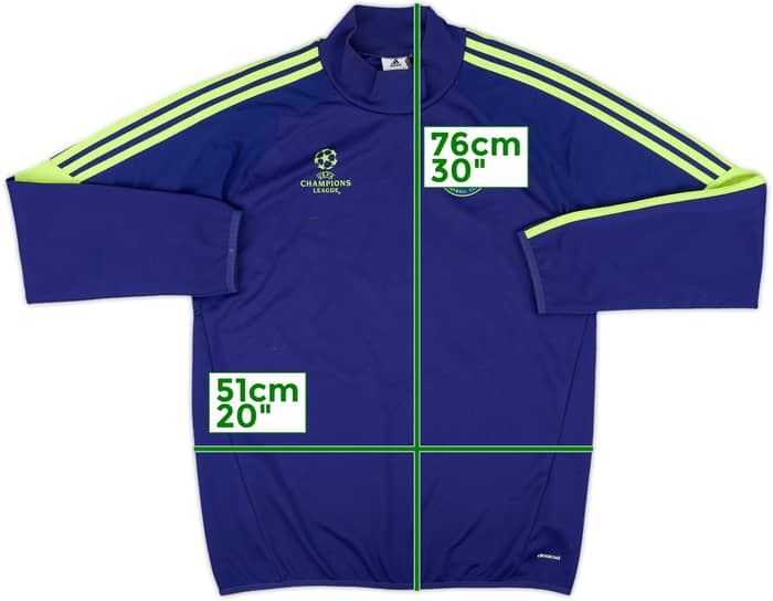 2014-15 Chelsea adidas CL Sweat Top - 6/10 - (M)