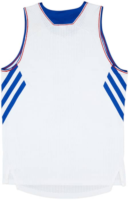 2014-15 France National Basketball adidas Away Jersey - 5/10 - (XL)