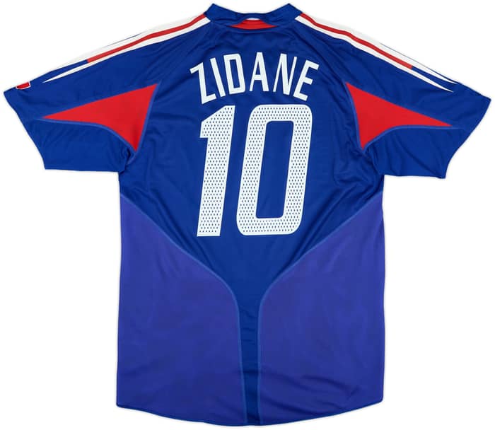 2004-06 France Home Shirt Zidane #10 - 6/10 - (M)
