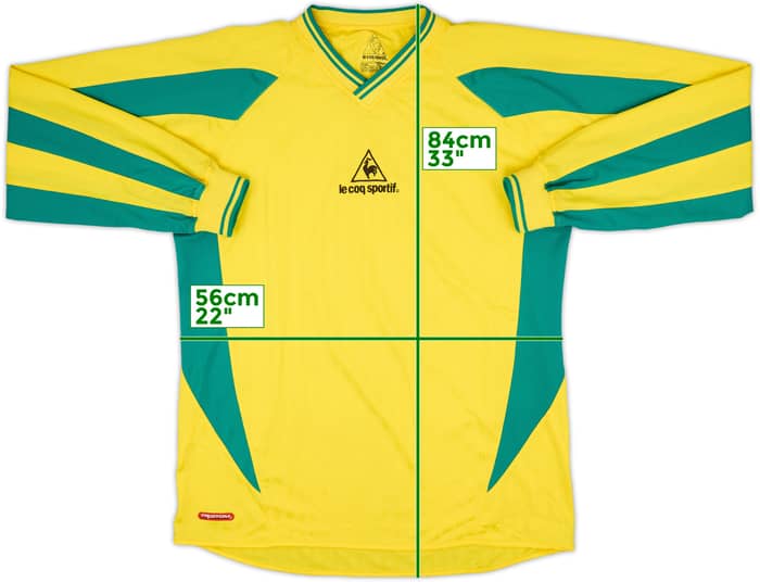 2000s Le Coq Sportif Template L/S Shirt - 7/10 - (XXL)