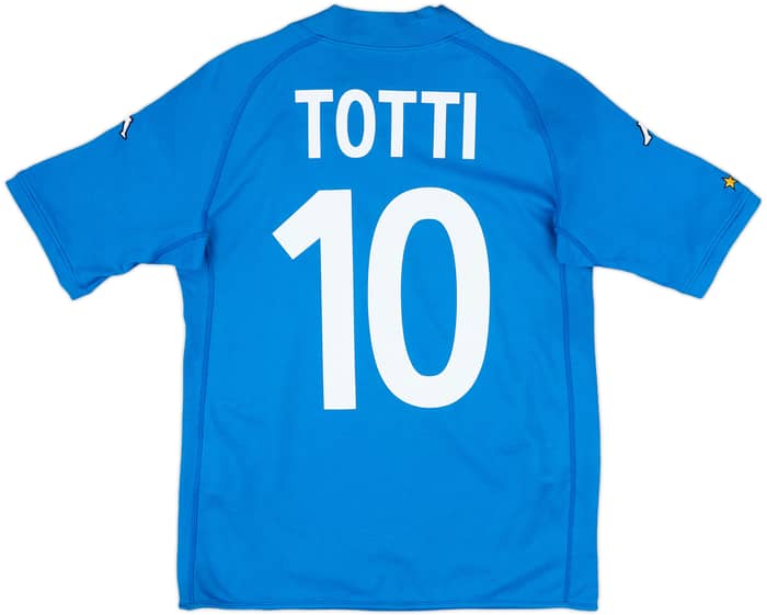 2002 Italy Home Shirt Totti #10 - 10/10 - (S)