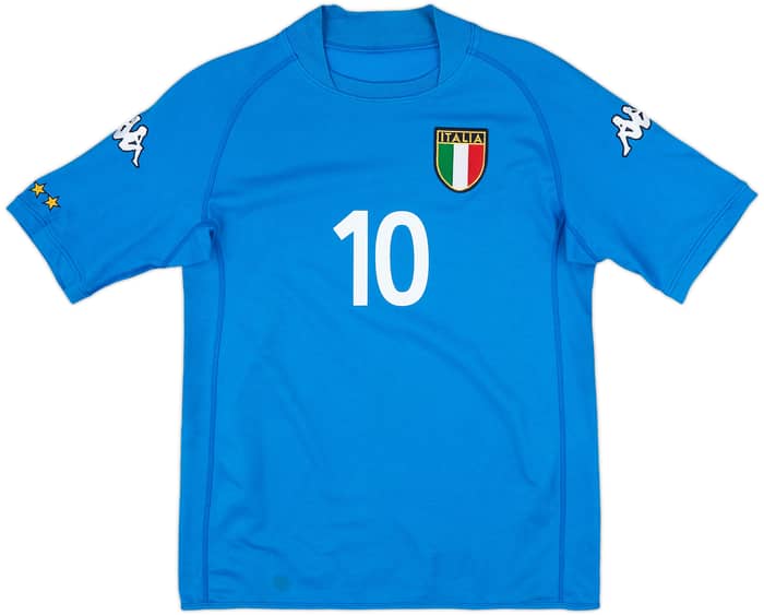 2002 Italy Home Shirt Totti #10 - 10/10 - (S)