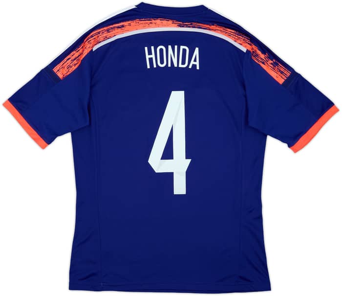 2013-15 Japan Home Shirt Honda #4 - 6/10 - (M)