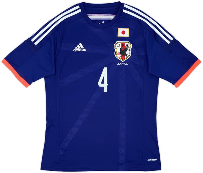2013-15 Japan Home Shirt Honda #4 - 6/10 - (M)
