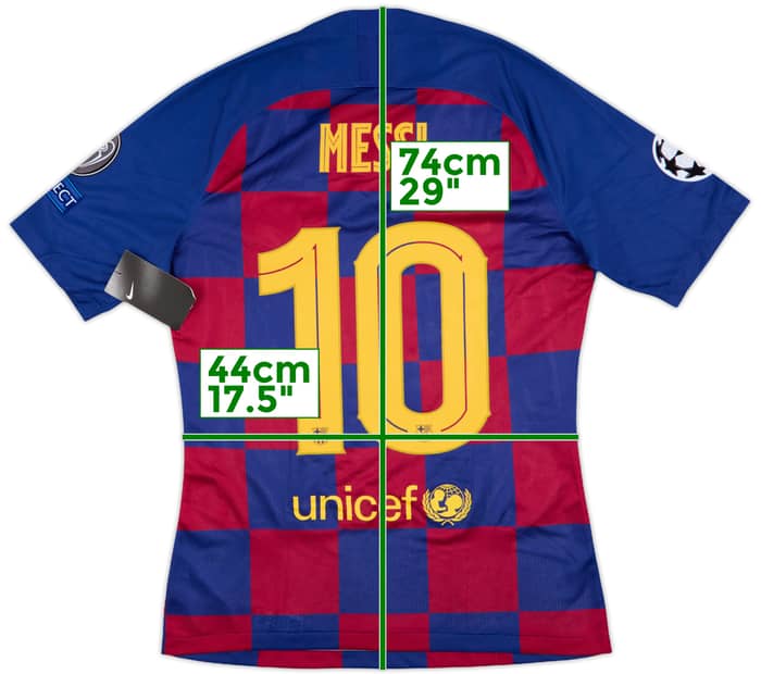 2019-20 Barcelona Authentic Home Shirt Messi #10 (M)