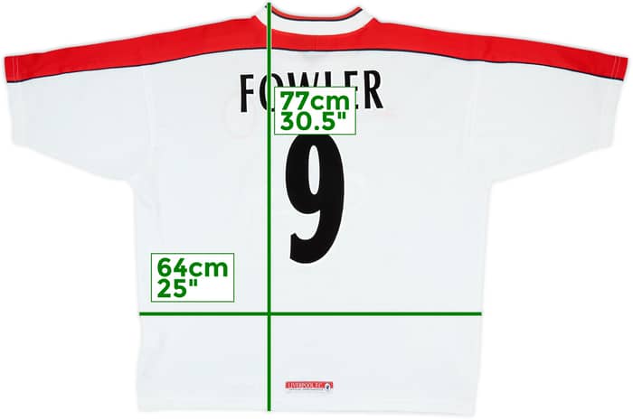 1998-99 Liverpool Away Shirt Fowler #9 - 9/10 - (XL)
