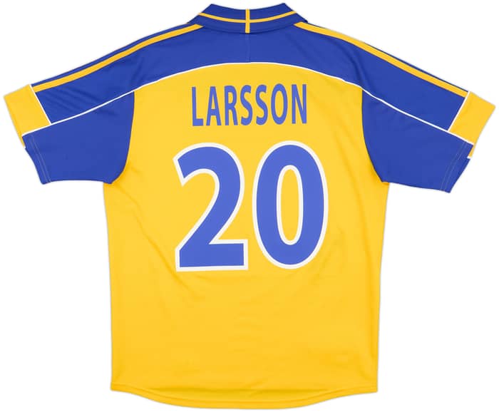 2000-02 Sweden Home Shirt Larsson #20 - 7/10 - (M)