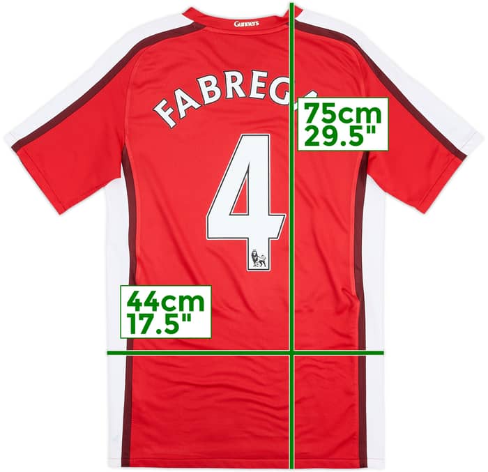 2008-10 Arsenal Home Shirt Fabregas #4 - 8/10 - (S)