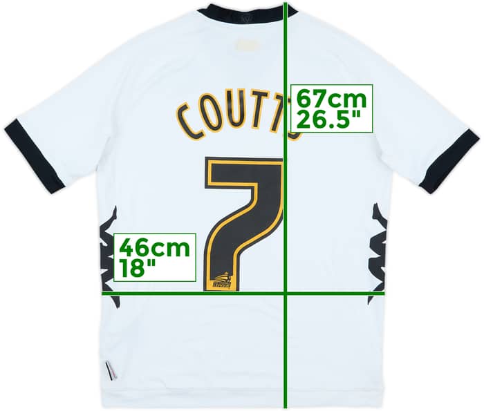 2012-13 Derby County Home Shirt Coutts #7 - 6/10 - (XL.Boys)