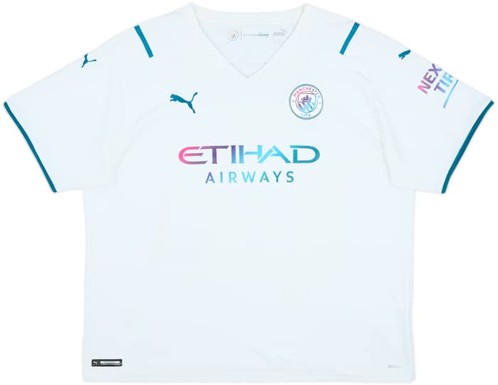 2021-22 Manchester City Away Shirt De Bruyne #17 - 5/10 - (XXL)