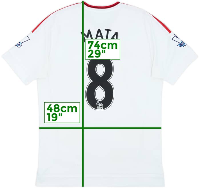 2015-16 Manchester United Away Shirt Mata #8 - 6/10 - (M)