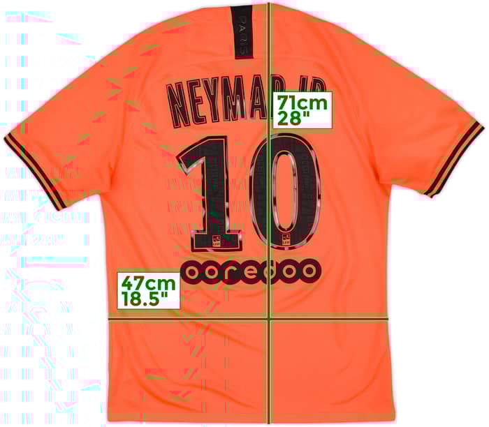 2019-20 Paris Saint-Germain Away Shirt Neymar Jr #10 - 9/10 - (M)