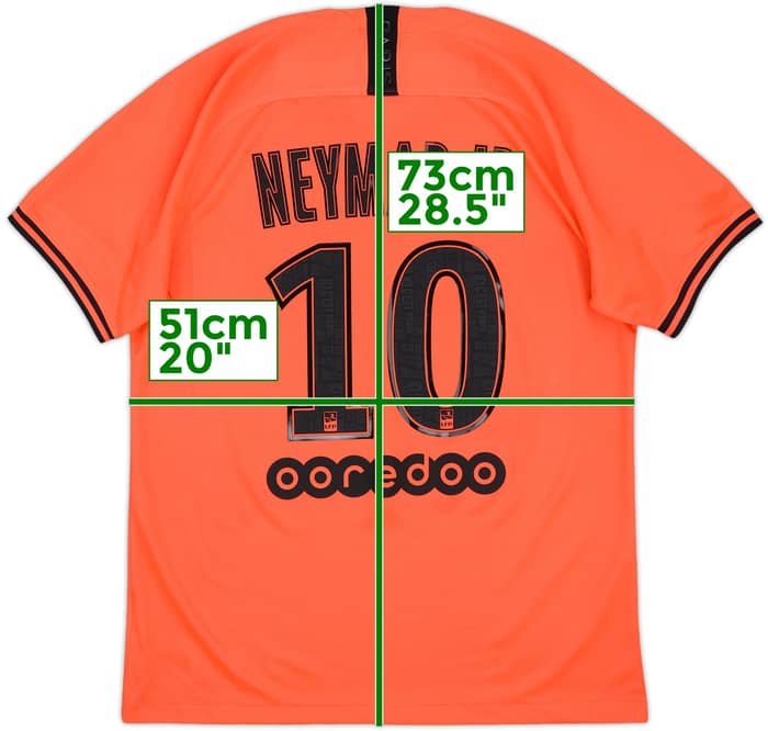 2019-20 Paris Saint-Germain Away Shirt Neymar Jr #10 - 9/10 - (L)