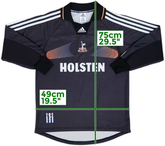 1999-00 Tottenham GK Shirt - 8/10 - (Y)