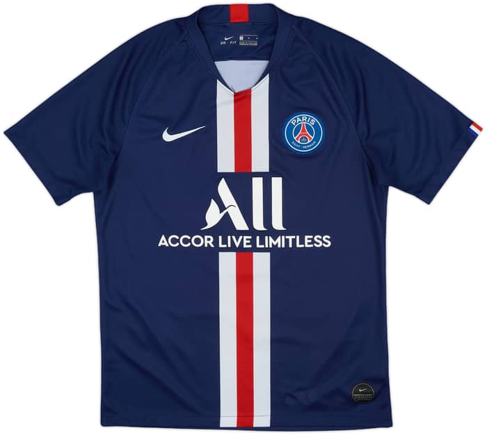 2019-20 Paris Saint-Germain Home Shirt Mbappe #7 - 7/10 - (M)