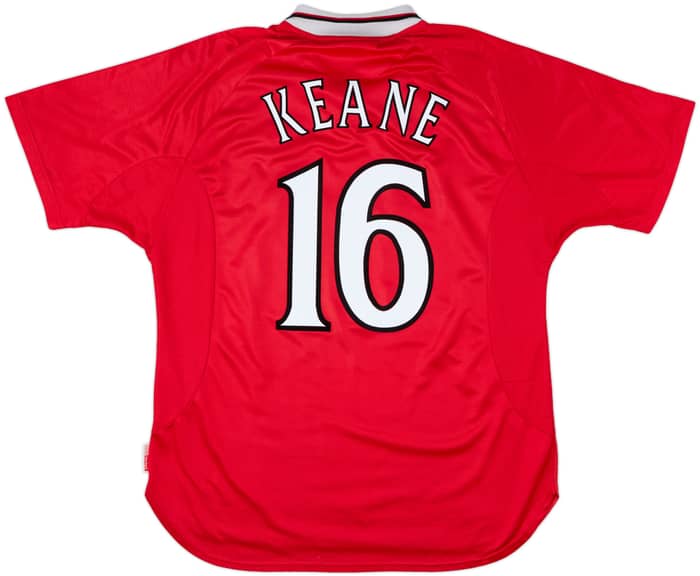 1999-00 Manchester United 'CL Winners' Shirt Keane #16 - 6/10 - (XL)